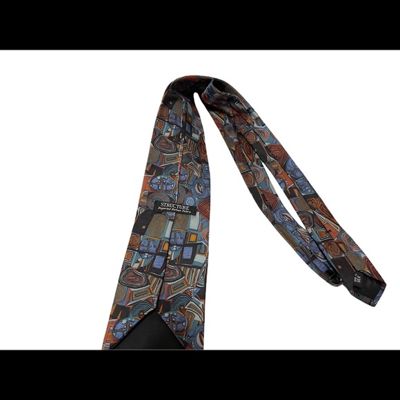 Structure Men’s Dress Tie - Picture 3 of 6
